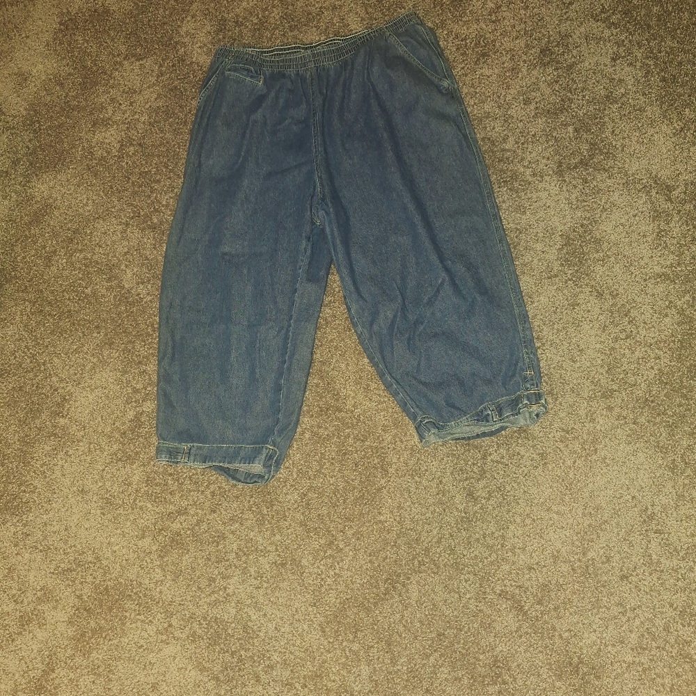 Denim Capris for Women** - Picture 2 of 3